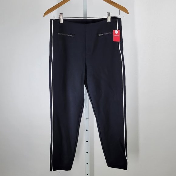SPANX the perfect pants ankle piped skinny petite Sz L NEW - Picture 3 of 8